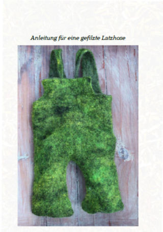 Filz-Latzhose grün